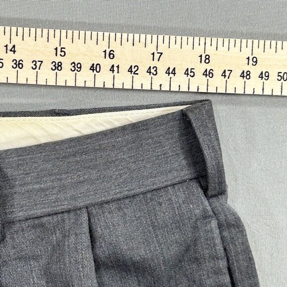 Brooks Brothers Pants Men's Gray 37x30 Preppy Casual Cuffed Chino 1818 Madison - Picture 5 of 14